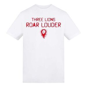 England Unisex Adult Graphic Print Regular T-Shirt / White